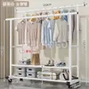 Perchero de pie combinado de alta resistencia de 25 piezas para secar edredones, zapatos y sombreros, adecuado para balcones interiores, alta capacidad de carga, perchero de metal para secar edredones