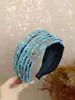 Nova Faixa de Lã Larga de Inverno de Alta Qualidade, Design de Coroa Alta, Estilo Casual para Sair, Acessório de Cabelo Vintage e Elegante Estilo Chanel
