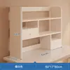 Prateleira de Armazenamento para Mesa, Estante de Mesa, Prateleira de Armazenamento Doméstico com Porta de Armário, Armário Vertical de Múltiplas Camadas para Armazenamento de Estação de Trabalho
