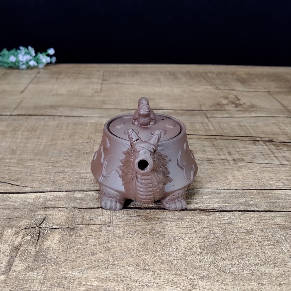 无釉小龟龙壶180毫升