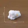 Boneca Shih Tzu criativa e adorável, perfeita para decorações DIY de casa de bonecas, enfeites de pendurar, paisagens em miniatura e pequenas figuras