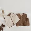 Ropa para niños 2024 otoño e invierno nueva ropa coreana para niños chaleco acolchado de terciopelo de cordero de doble cara ropa de invierno para niñas al por mayor