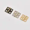 12*13mm Hierro Electrochapado Caja de Regalo Bisagra Pequeña Bisagra para Manualidades Bisagra de Maleta Caja de Regalo Ferretería Bisagra
