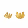 Bandeja de Flor de Crisantemo Chapada en Oro Plata S925 Accesorios Pequeños DIY Moda Nueva Chinoiserie Elegante Versátil Accesorios de Bandeja de Flor