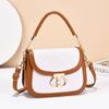 Bolsa Pequena para Mulheres 2025 Primavera e Verão Nova Moda Bolsa Transversal Trendy Retrô Portátil de Ombro para Mulheres Dropshipping