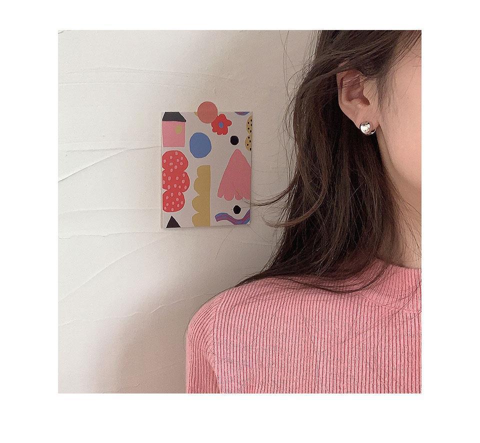 R3#两半爱心耳扣