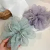 Brisa Morada Niebla~ Goma para el Cabello Estilo Francés Súper Hada, Suave y Dulce, Cuerda de Malla de Puntos Estilo Ins para el Cabello, Accesorio para el Cabello