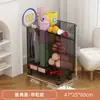 Cesta de Almacenamiento para Esterilla de Yoga Estantería de Almacenamiento para Equipo Deportivo de Fitness en Casa con Ruedas Estante de Almacenamiento para Espacios de Baloncesto Bádminton