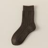Calcetines para Mujer Otoño e Invierno Nuevos Espesos Calientes de Tubo Alto Calcetines de Tubo Medio de Moda Japonesa Calcetines de Felpa con Patrón de Cáñamo para Mujer