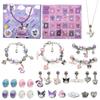 Pulsera DIY Infantil Set de Dibujos Animados Kuromi para Niñas, Sanrio Joyería de Cuentas Accesorios Materiales de Regalo
