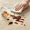 Alfombra Estilo Crema Usada Sala de Estar Resistente a Manchas Nueva Simple Impermeable a Prueba de Manchas Tacto de Alta Gama Alfombra de Dormitorio para Sofá Felpudo para Piso