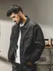 365g Jaqueta de Trabalho Americana Retro Pesada Masculina Tendência Primavera Outono Marca Solta Hardcore Caça Casual Roupa Externa Masculina Top