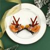 Decoraciones navideñas horquilla accesorios para el cabello niños princesa accesorios para el cabello lindos cuernos de alce pequeño regalo