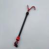 Botão de Fixação Traseira de Liberação Rápida para Fácil Instalação, Suporte Telescópico de Liga de Alumínio para Acessórios de Pesca de Fixação Traseira, Base para Vara com Botão Estável para Ajustar a Posição de Fixação Traseira