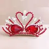 Acessórios de Cabelo Coroa de Cisne Fofo Princesa Cor Mista Pente de Cabelo Versátil Acessório de Cabeça Presente de Aniversário Infantil Joias Japonesas e Coreanas Atacado