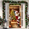 Banner de Porta de Natal Mais Vendido da Amazon Banner de Porta 2D de Natal Banner de Decoração de Festa