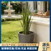 Vasos de flores de fibra de vidro para área residencial, floreiras para paisagismo de parques em propriedades, tanques de flores grandes para exteriores podem ser personalizados de acordo com os desenhos