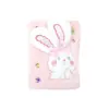 Cuaderno de Peluche Squishy de Conejo de Orejas Grandes Estilo Ins, Dibujo Animado Lindo, Planificador, Regalo del Día del Niño, Cuaderno