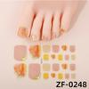 Pegatinas para uñas de pie personalizadas de la fábrica Zhengxiang, resistentes al agua, imitación de taladro 3D, película de esmalte de uñas bronceadora, pegatinas para pies, pegatinas para uñas, papel de mariposa, venta al por mayor