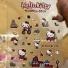 Adhesivo Estéreo de Gelatina Rosa Lindo de Hello Kitty Aspecto de Alta Calidad Gato Kt Hello Kitty Dibujo Animado Adhesivo Ccd para Teléfono Móvil