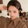 2 Paquetes de Clips para el Cabello Coreanos Nuevos Color Café Oso Bb, Lindos y Modernos Clips para Flequillo, Clips Laterales, Accesorios para el Cabello para Niños y Mujeres