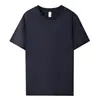 Camiseta personalizada de nailon de secado rápido para hombre, manga corta, top deportivo fresco y transpirable, ropa de trabajo para actividades al aire libre y team building, disponible en varios colores, estilo básico