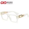 2026 Nuevas Gafas de Sol Transfronterizas Europeas y Americanas para Hombre, Montura Cuadrada Personalizada Decorativa Gafas de Sol de Venta Caliente al por Mayor