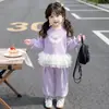 Conjunto de Sudadera para Niña Atuendo de Otoño 2026 Nuevo Estilo Ropa de Primavera y Otoño para Bebé de Manga Larga Conjunto Casual de Dos Piezas Ropa de Otoño para Niños
