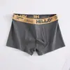 Ropa interior de algodón para hombre Entrepierna de algodón Alta elasticidad Cintura media Boxer para niño Ropa interior Boxer para estudiante del año de nacimiento