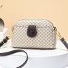 2026 Nova Moda Simples Bolsa Concha com Zíper de Camada Dupla Bolsa Transversal Feminina Moda Versátil Dropshipping Transfronteiriço
