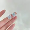 Item quente do TikTok: Brincos de borboleta de cristal de alta qualidade, luxo leve, elegantes, modelo novo 2026, brincos requintados de nicho para mulheres
