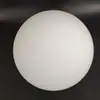 Pantalla de Lámpara Redonda de Vidrio Esmerilado Blanco Leche, Bola Redonda de Boca Única, Cubierta Redonda de Concha, Lámpara de Mesa, Araña de Techo, DIY Metabo