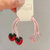 Cuerda Doble para el Cabello de Niña Mariposa de Cristal Cola de Caballo Banda Elástica Alta Diadema de Corazón de Princesa No Lastima el Cabello