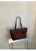 2026 Bolso Tote Grande de Estilo Perezoso Vintage Nuevo para Mujer, 2026 Bolso de Mano y Bolso de Hombro Versátil Coreano Nuevo