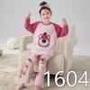 Pijama Infantil Transfronterizo para Mujer de Manga Larga Primavera y Otoño Princesa Madre e Hija Bebé Padre-Hijo Ropa de Casa Traje Verano Ropa para Aire Acondicionado