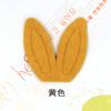 Novo estilo coreano cocar lã material coelho hairpin listra bow acessórios de orelha