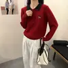 Tejido de terciopelo Andy, suéter de cuello alto de invierno para mujer, camiseta interior de punto para mujer, top de alta gama para otoño e invierno