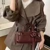 Bolso de mano único estilo coreano nuevo colección verano 2026 simple y elegante bolso de hombro retro bolso cruzado para mujer