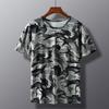 Traje de Camuflaje Delgado de Verano para Hombre Pantalones de Camuflaje Casual Elásticos Talla Grande Holgado Transpirable de Manga Corta Ropa de Trabajo Traje de Protección Laboral