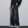 Jeans Retro Americanos para Hombre Primavera y Otoño Holgados Caídos Pantalones Largos Estilo de Marca Tendencia Pierna Recta Pantalones Casuales Disponibles Envío Directo