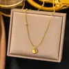 Collares Wholesale Transfronterizos para Mujer, No se Desvanecen, Modernos, Ligeros y Lujosos, Cadenas para Clavícula de Mujer, Joyería de Verano Más Vendida al por Mayor