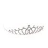 Corona de Niña con Pedrería Corona Estereoscópica Diadema para Fiesta de Cumpleaños de Niña Joyería Accesorios para el Cabello de Estudiante Tocado para Disfraz de Princesa