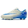 Cross-border low-top futebol sapatos tf unhas quebradas gramado artificial AG prego couro pés meninos e meninas crianças adolescentes estudantes sapatos de treinamento