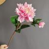 Peônia Simulada Dália Flor Casa Sala de Estar Quarto Modelo Decoração Suave Adereços Fotografia Casamento Flor Artificial Francesa
