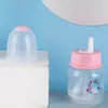 Madre y bebé recién nacidos biberón de boca estándar para bebé PP 60ML tipo calabaza con arco anti-gases venta al por mayor