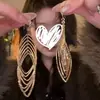 Pendientes de Línea con Forma de Rombo Brillantes de Lujo, Únicos y de Gama Alta, Modernos y Elegantes, Nuevos Pendientes para Vestido de Noche
