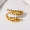 Anillo de Acero Inoxidable Europeo y Americano Transfronterizo para Mujer, Abierto, No se Desvanece, Goteo de Aceite, Simple, Moderno y Personalizado, Joyería para Mano de Mujer