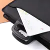 Bolsa de arquivo para escritório maleta portátil capacidade de armazenamento de dados A4 bolsa de mão para conferência multicamadas