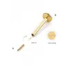 Brincos de Prata 925 com Opala, Brincos de Opala, Joia de Orelha Estilo Europeu e Americano com Base Rosqueada Interna para Piercing de Cartilagem da Orelha