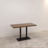 Mesas y Sillas de Restaurante, Cabina de Casa de Té, Cafetería, Restaurante, Restaurante de Olla Caliente, Tienda de Barbacoa, Combinación de Sofá Doble de Madera Maciza Montado en la Pared